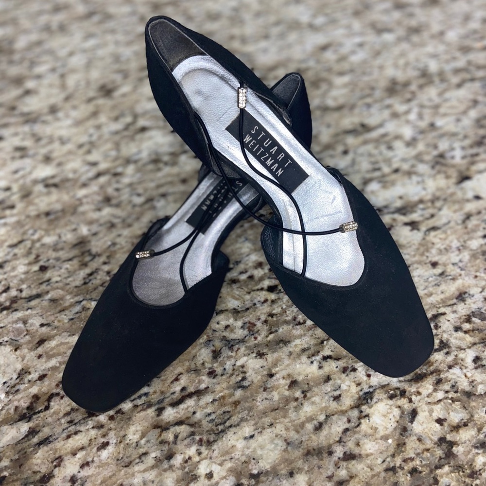 Stuart Weitzman Black Mini Heel